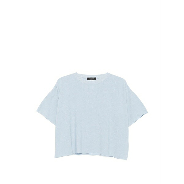 ファビアナ フィリッピ レディース Tシャツ トップス Short-sleeve t-shirt Blue|asty