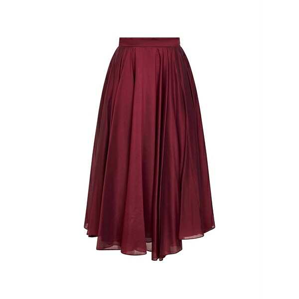 ブランカ ヴィータ レディース スカート ボトムス High-rise flared midi skirt Red｜asty