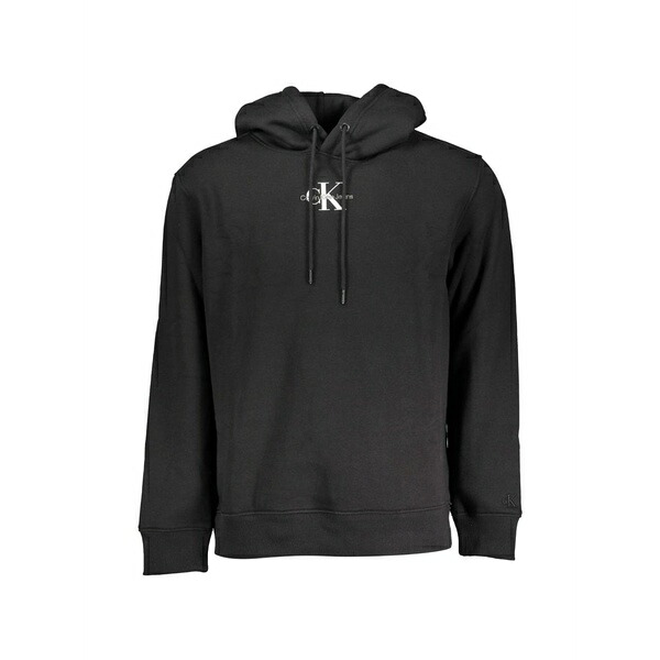 カルバンクライン メンズ パーカー・スウェットシャツ アウター Chest logo hoodie Black