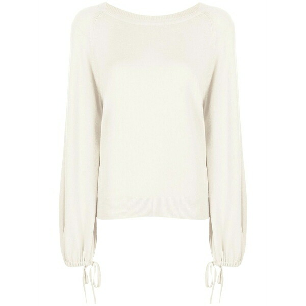プリングル オブ スコットランド レディース 編み物\u0026スウェーター アウター Round neck cashmere jumper White