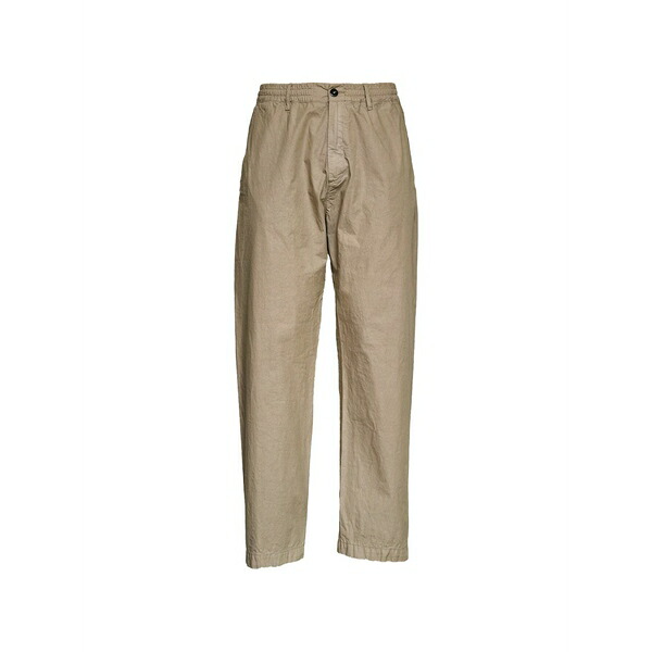 シーピーカンパニー メンズ カジュアルパンツ ボトムス Micro-reps boxy trousers Neutrals｜asty