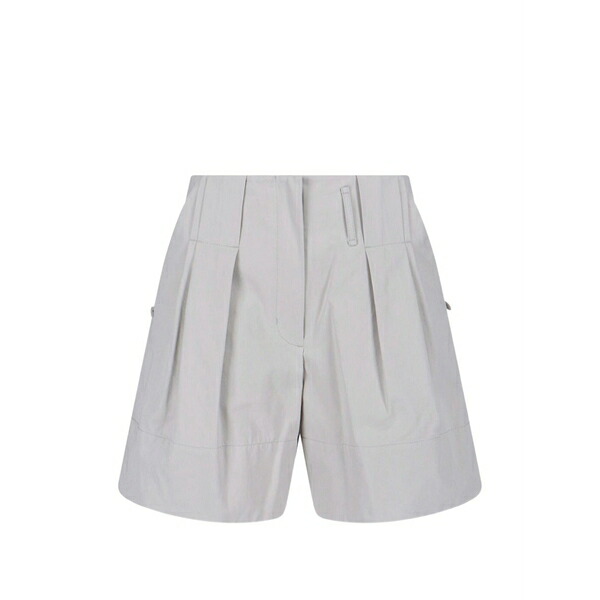 ファースト 古典派音楽 レディース 心地好いズボン下 ボトムス Pleated shorts Grey