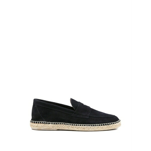 アバルカ メンズ サンダル シューズ Suede espadrilles shoes Blue