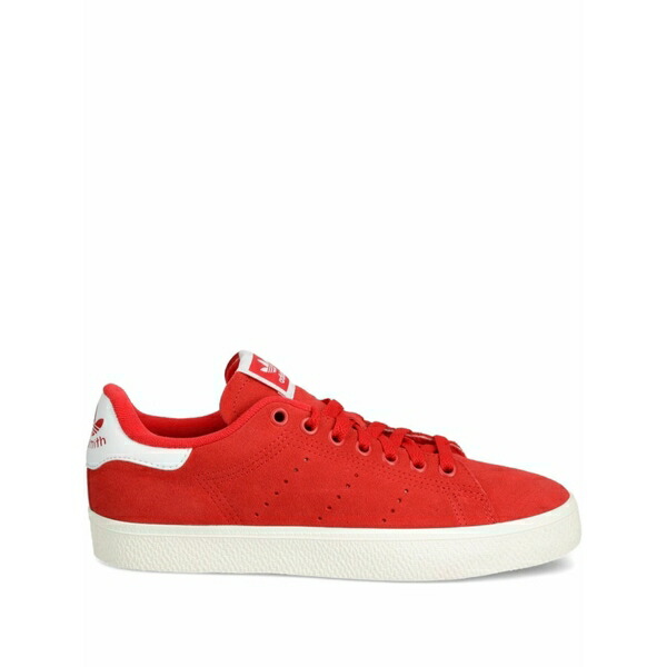 アディダス レディース スニーカー シューズ Stan smith leather sneakers Red