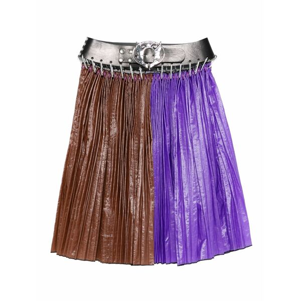 チョポヴァ ロウェナ レディース スコート ボトムス Pleated carabiner skirt Brown