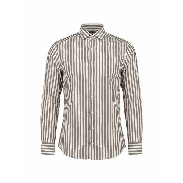 アルテ アントワープ メンズ シャツ トップス Striped shirt White|asty