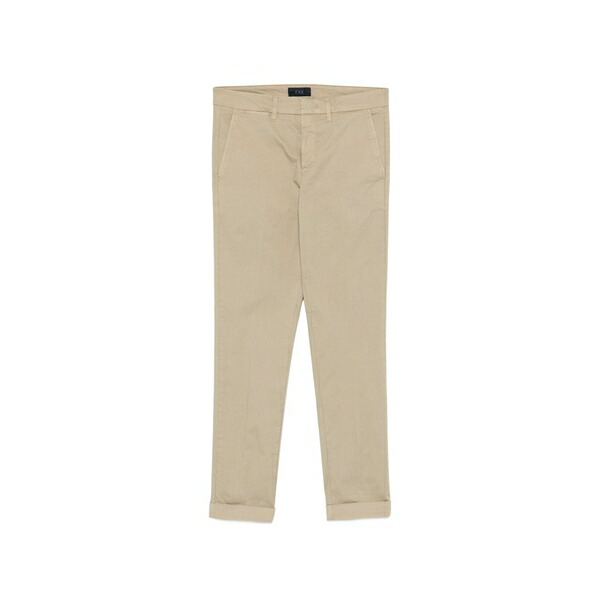 フェイ メンズ 心地好いズボン下 ボトムス Turned-up trousers Neutrals