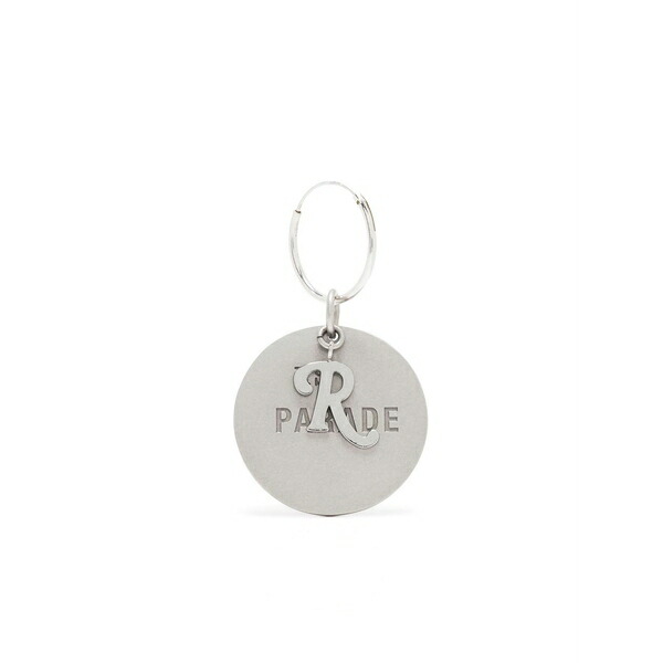 ラフ・シモンズ メンズ ピアス・イヤリング 付属物 Parade circular charm single earring Silver