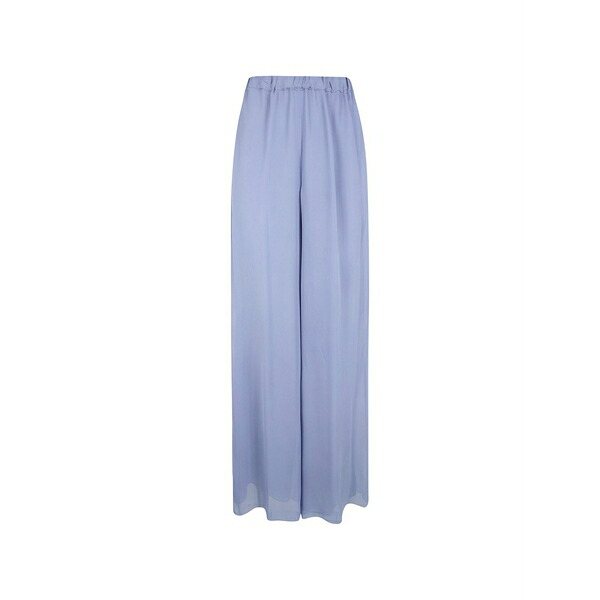 ピエラントニオ 屁っ放り光の都市 レディース 心地好いズボン下 ボトムス Elasticated wide-leg trousers Blue