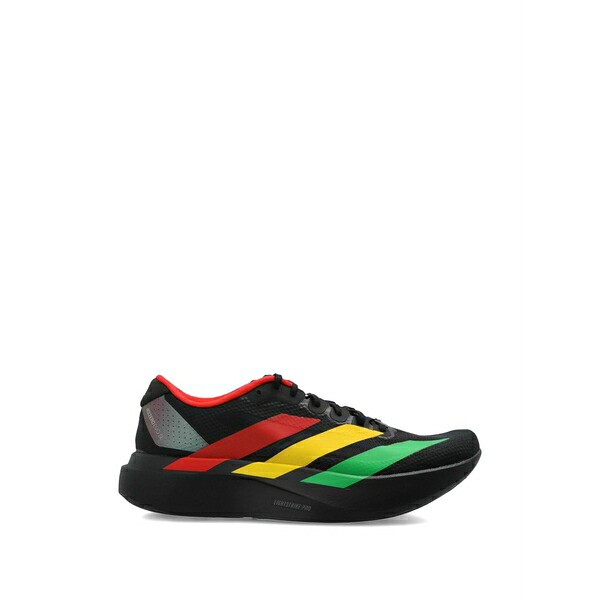 アディダス レディース スニーカー シューズ Xbob marley adizero evo sl jamaica 26 striped sneakers Black