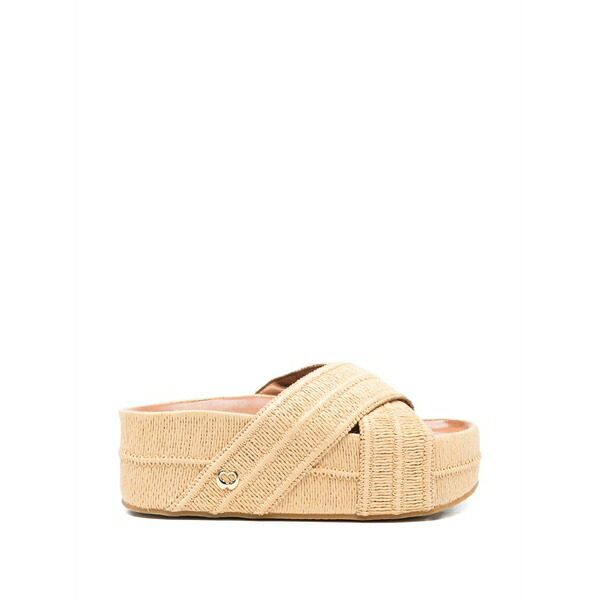 マージュ レディース サンダル シューズ Woven crossover mules Neutrals