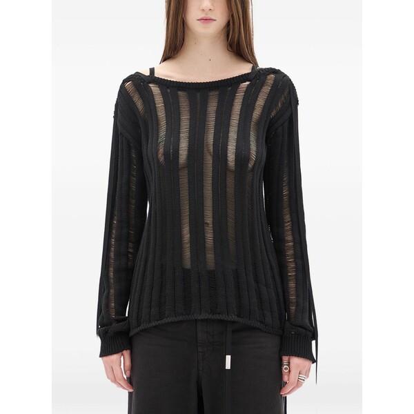 アン ドゥムルメステール レディース 編み物\u0026スウェーター アウター Gala sweater Black