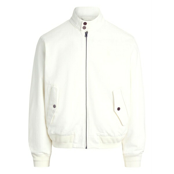 ラルフローレン メンズ ジャケット＆ブルゾン アウター Cotton bomber jacket White｜asty
