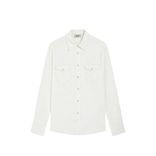 ペンス レディース シャツ トップス Buttoned pocket shirt White｜asty 46,080円