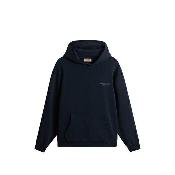 ウール リッチ メンズ パーカー・スウェットシャツ アウター Logo-print hoodie Blue
