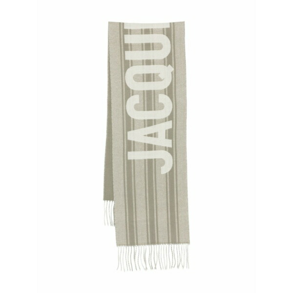 ジャクエムス メンズ えり巻き・袈裟・えり巻き 付属物 Striped-pattern scarf Grey
