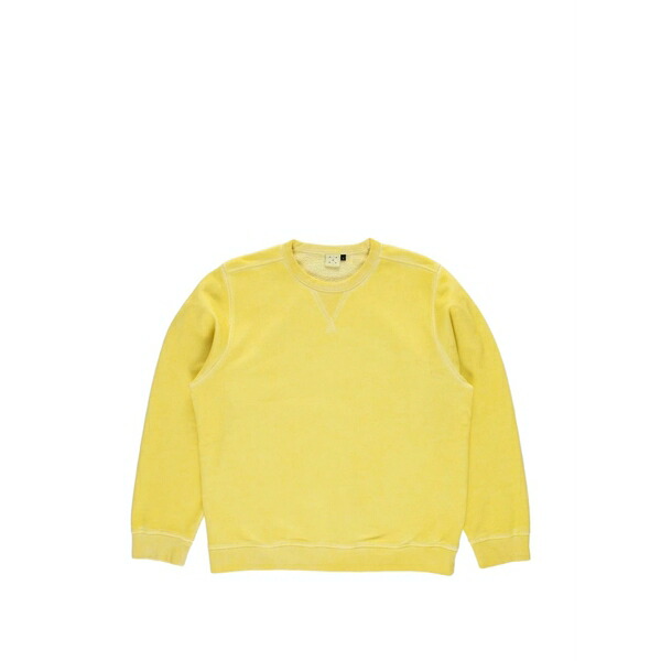 ポップトレーディングカンパニー メンズ パーカー・スウェットシャツ アウター Logo crewneck sweatshirt Yellow