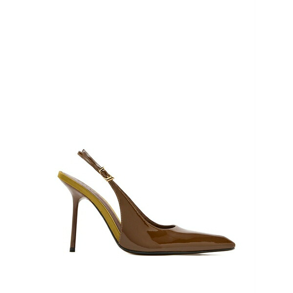 シュッツ レディース パンプス シューズ Leona pointed buckle pumps Brown|asty