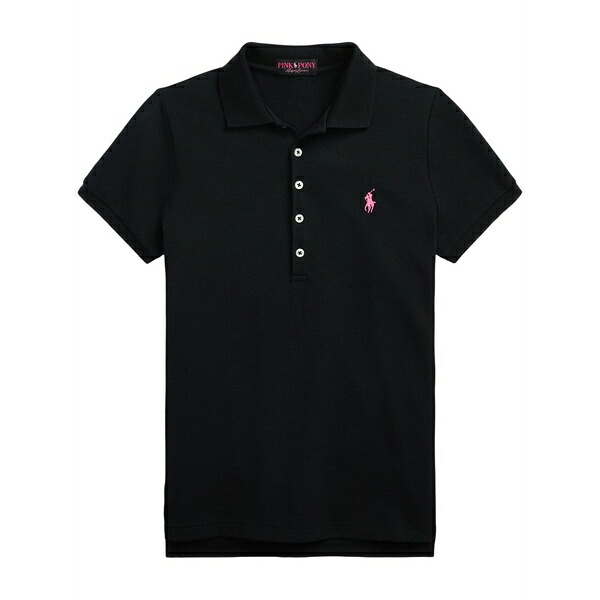 ラルフローレン レディース スポーツシャツ トップス Pink pony polo top  Black