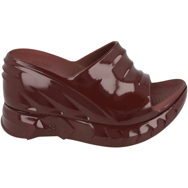 Givenchy ジバンシー レディース スニーカー 【Givenchy Marshmallow Wedge Slides Oxblood Red (Women's)】 サイズ EU_37(22.0cm) Oxblood Red画像