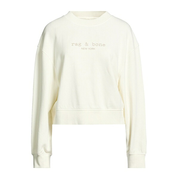 【貨物輸送無料】 ラグアンドボーン レディース パーカー・スウェットシャツ アウター Sweatshirts White