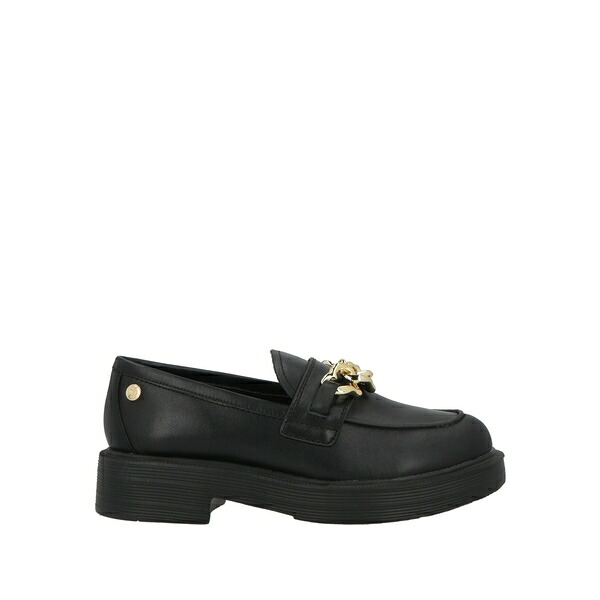 【貨物輸送無料】 モスキーノ レディース スリッポン・ローファー シューズ Loafers Black