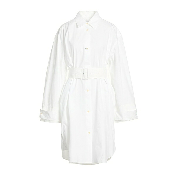 【貨物輸送無料】 J.W.アンダーソン レディース 衣装 トップス Midi dresses White レディースファッション-ワンピーススーツ