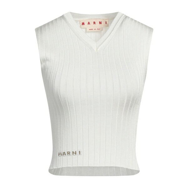 【貨物輸送無料】 マルニ レディース プルオーバー トップス Tops White