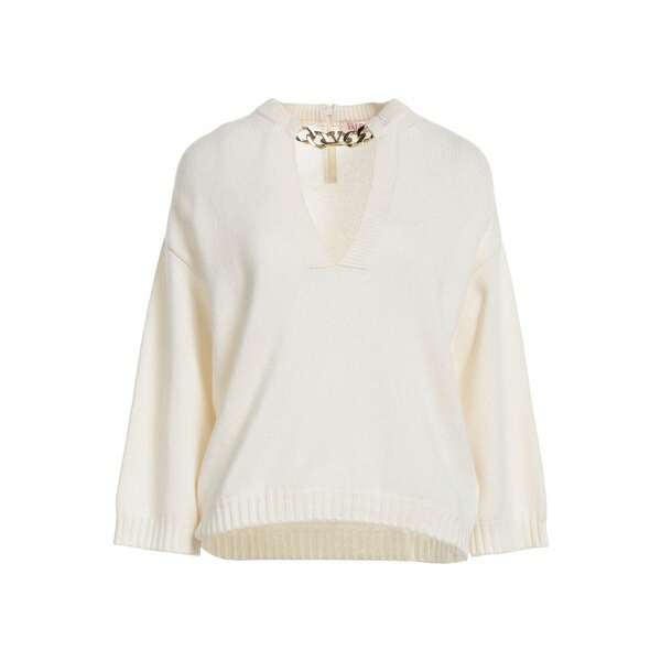 【貨物輸送無料】 ヴァレンティノ ガラヴァーニ レディース 編み物\u0026プルオーバー アウター Sweaters White
