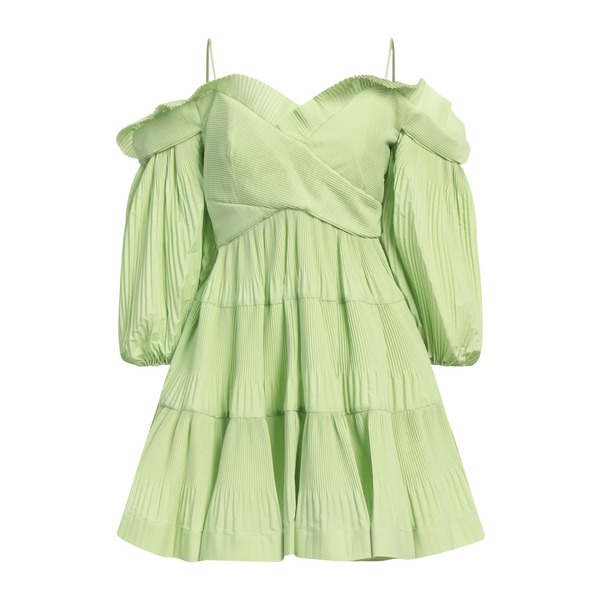 【送料無料】 メイメイジェイ レディース ワンピース トップス Mini dresses Green｜asty