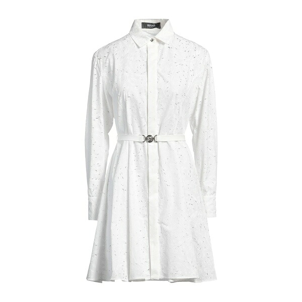 【送料無料】 ヴェルサーチ レディース ワンピース トップス Mini dresses White|asty