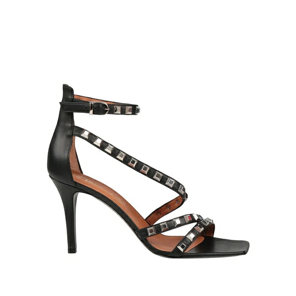 【送料無料】 ヴィアローマ15 レディース サンダル シューズ Sandals Black|asty