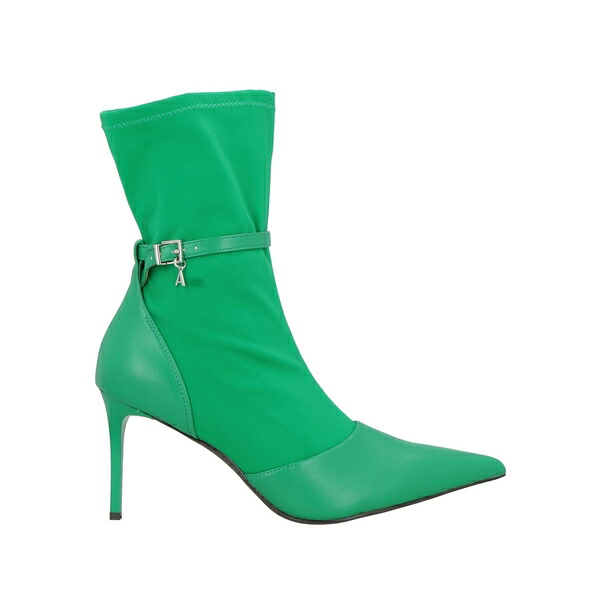 【貨物輸送無料】 ツイン書き割り レディース ブーツ シューズ Ankle boots Green