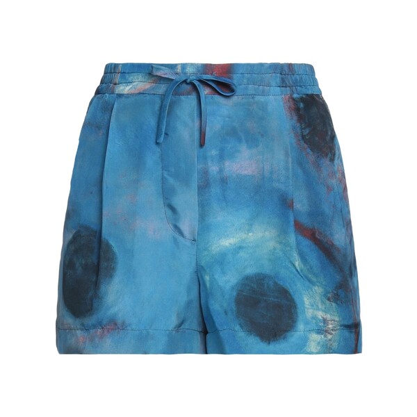 【送料無料】 マルニ レディース カジュアルパンツ ボトムス Shorts & Bermuda Shorts Blue｜asty