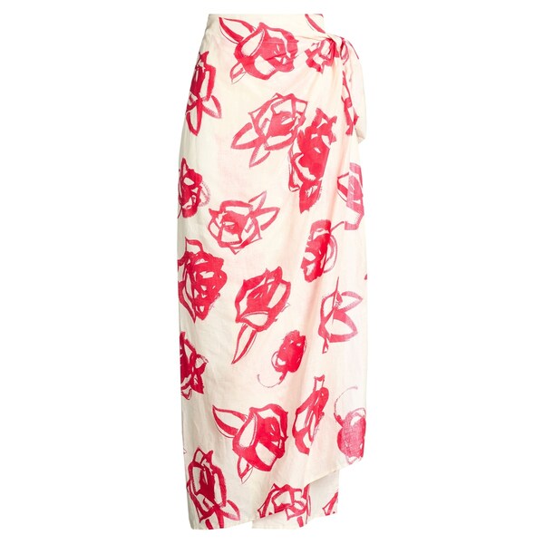 【貨物輸送無料】 エムエスジイエム レディース スコート ボトムス Maxi skirts White スカート-レディースファッション-ボトムス