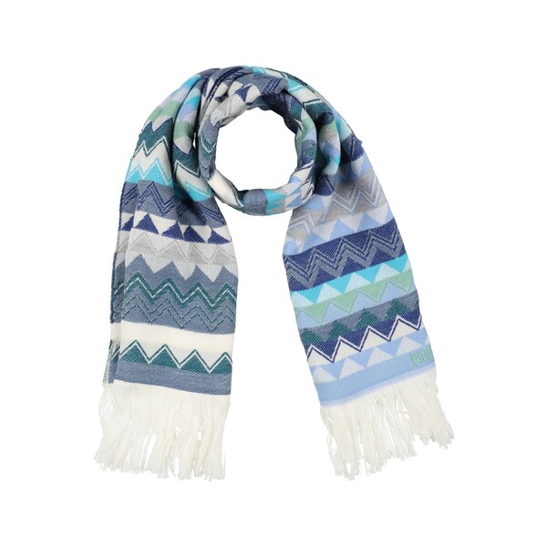 【貨物輸送無料】 ミッソーニ レディース えり巻き・袈裟・えり巻き 付属物 Scarves Azure