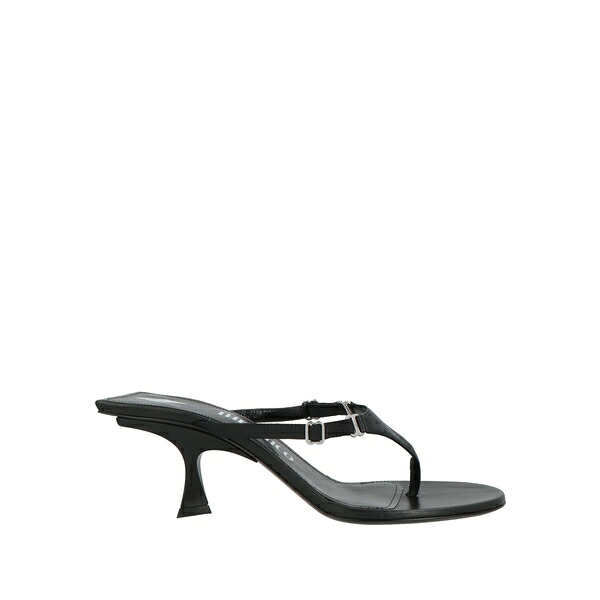 【送料無料】 ジ アティコ レディース サンダル シューズ Thong sandals Black|asty