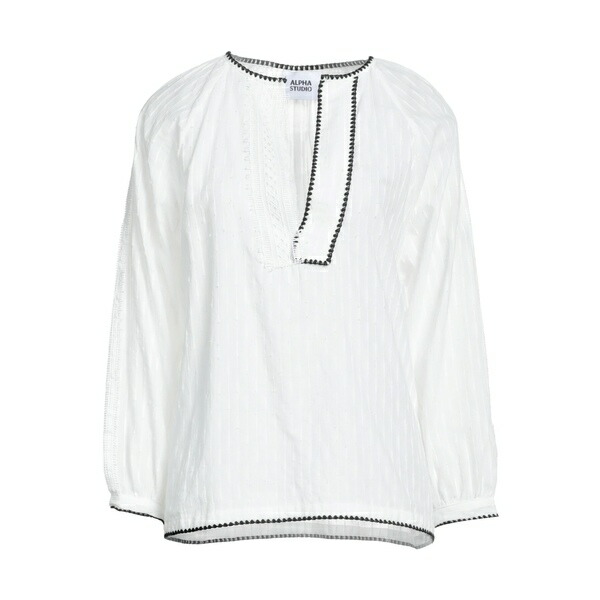 【送料無料】 アルファス テューディオ レディース Tシャツ トップス Tops White｜asty 17,235円