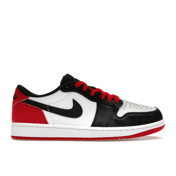 Jordan ジョーダン メンズ スニーカー 【Jordan 1 Retro Low OG Black Toe (2023)】 サイズ US_M_4.5 White/Black/Varsity Red｜asty