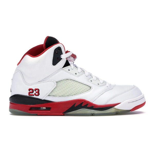 Jordan ジョーダン メンズ スニーカー 【Jordan 5 Retro Fire Red (2006)】 サイズ US_10(28.0cm) White/Fire-Red/Black|asty
