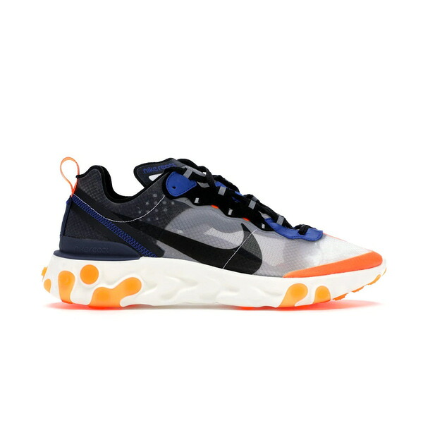 Nike ナイキ メンズ スニーカー  【Nike React Element 87 Thunder Blue/Total Orange】  大きさ US_M_13 Wolf Grey/Black-Thunder Blue