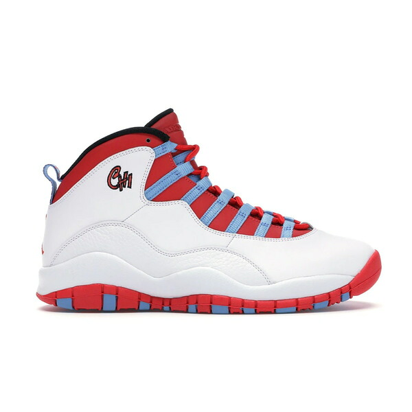 Jordan ジョーダン メンズ スニーカー  【Jordan 10 Retro Chicago Flag】  大きさ US_8(26.0糎) White/University Blue-Black-Bright Crimson