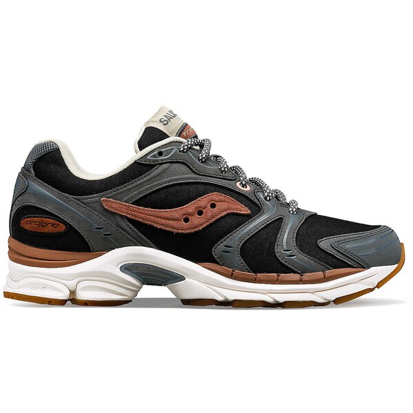 Saucony サッカニー メンズ スニーカー  【Saucony ProGrid Triumph 4 Secure】  大きさ US_7.5(25.5糎) Grey/Brown
