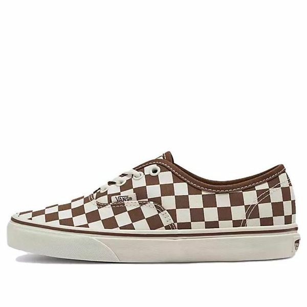Vans バンズ メンズ スニーカー 【Vans Authentic Checkerboard 'White Brown' VN000BW5BRO】 サイズ US_5(23.0cm)|asty