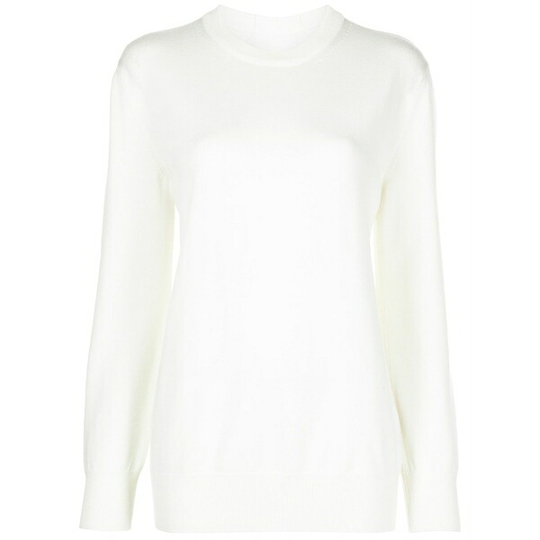 ジル・サンダー レディース 編み物\u0026スウェーター アウター Crew-neck merino wool sweater Green