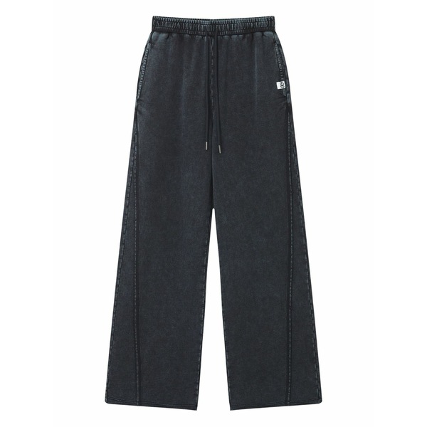 ミニクリーム レディース カジュアルパンツ ボトムス Drawstring trousers Grey|asty