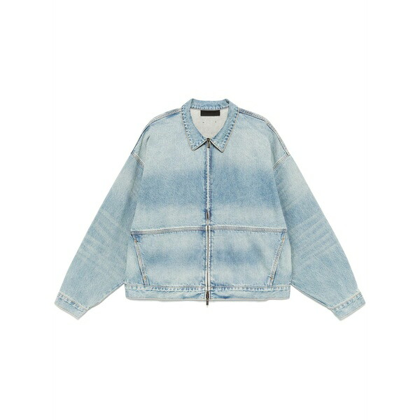 エフオージーエッセンシャルズ メンズ ジャケット＆ブルゾン アウター Trucker jacket Blue｜asty