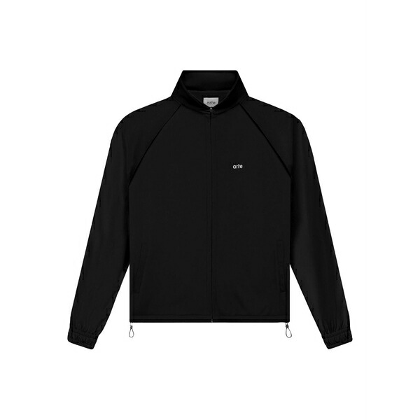 アルテ アントワープ メンズ パーカー・スウェットシャツ アウター Zip-up sweatshirt Black|asty