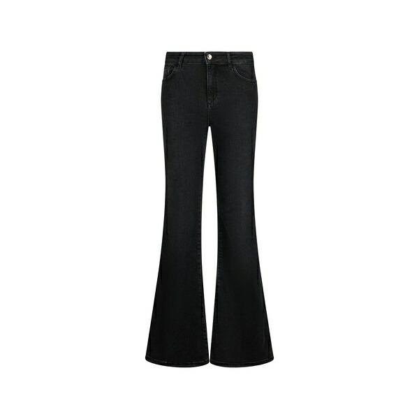 リュージョー レディース デニムパンツ ボトムス Logo flared jeans Black｜asty 43,420円