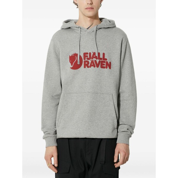 フェールラーベン メンズ パーカー・スウェットシャツ アウター Logo-detail hoodie Grey|asty